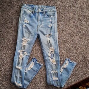 American Eagle blue jeans